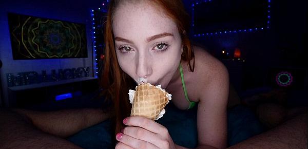  Cocklate Ice Cream For Anal Pawg Arietta Adams - MrLuckyPOV